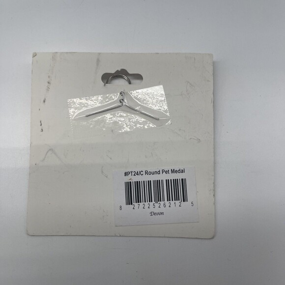 Devon Pet Tag St Francis Protect My Pet Round 1” New On Card - Picture 4 of 5